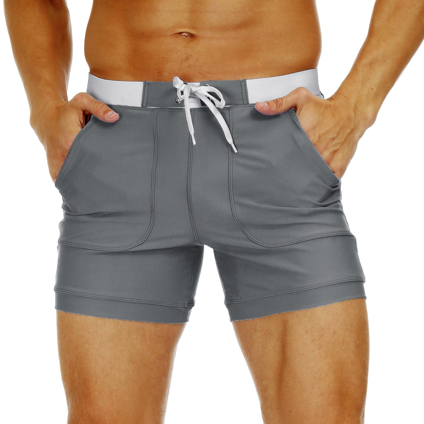 Men's Swimsuit Boxer Swim Shorts