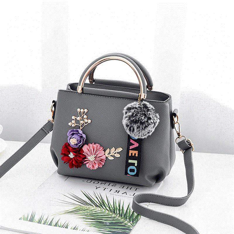 Women's Tattoo Flower Handbags New Flower Hand Ladies Bags