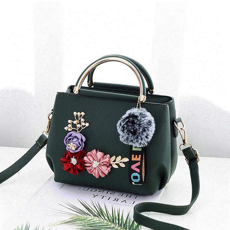 Women's Tattoo Flower Handbags New Flower Hand Ladies Bags