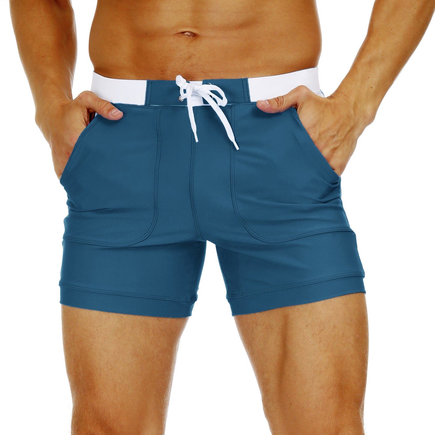 Men's Swimsuit Boxer Swim Shorts