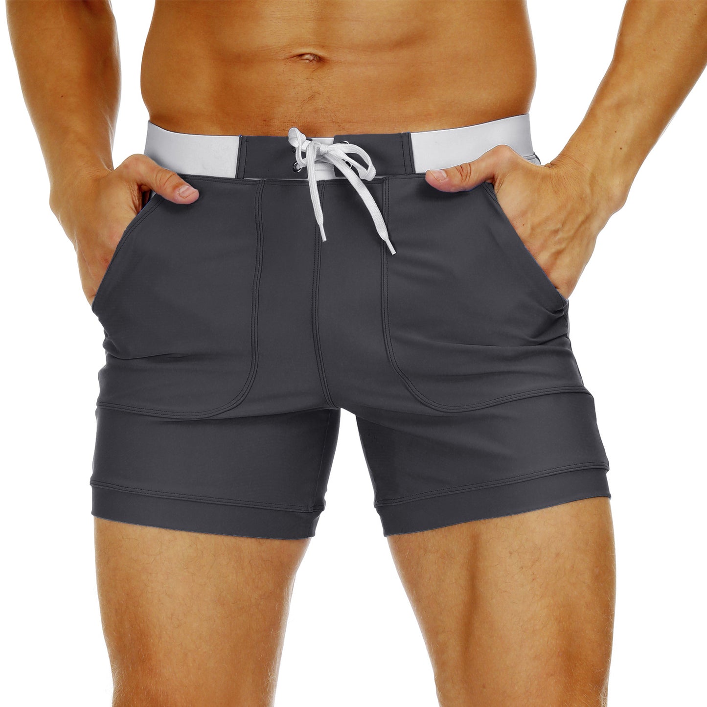 Men's Swimsuit Boxer Swim Shorts