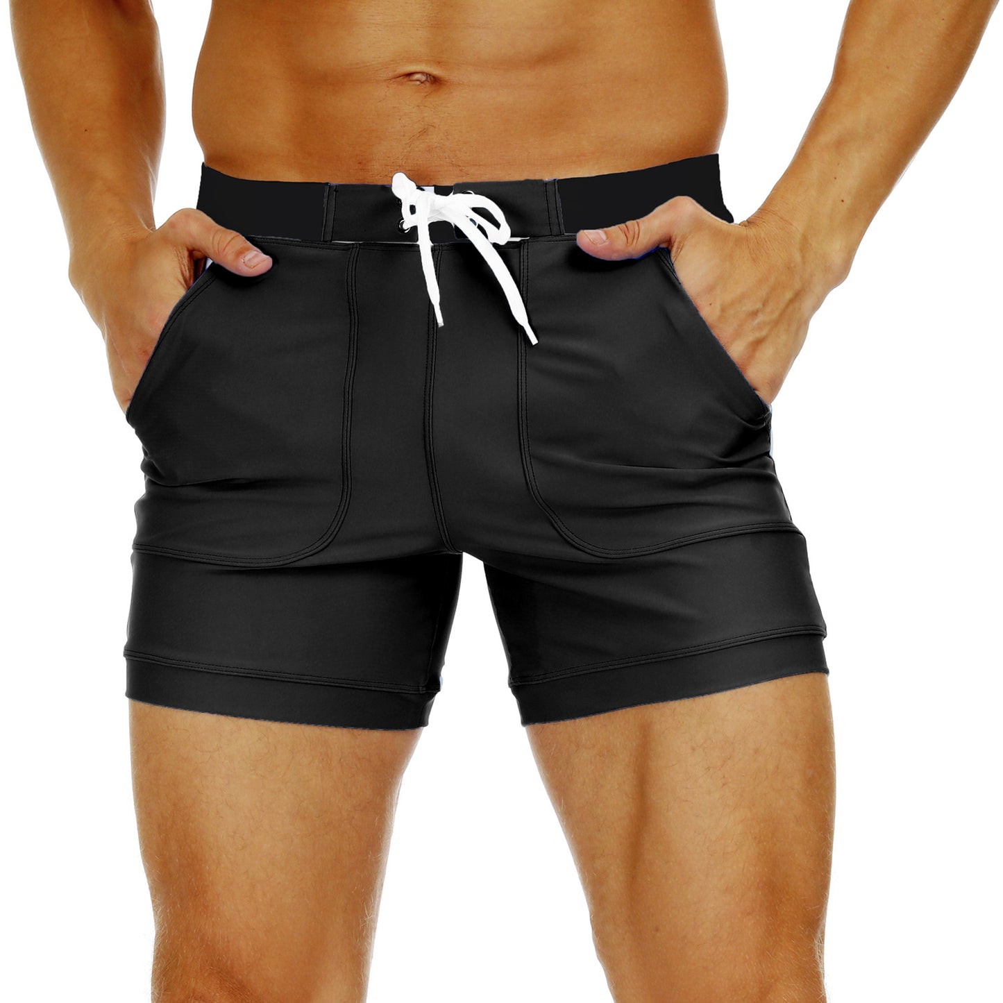 Men's Swimsuit Boxer Swim Shorts